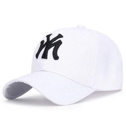 Gothic Punk Cotton Baseball Cap Embroidered Street Style