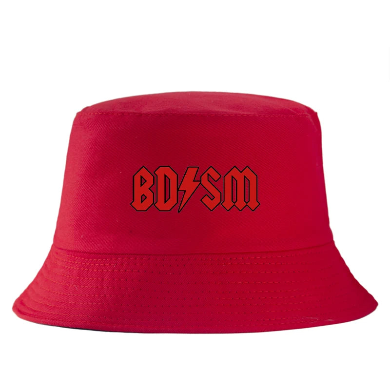 BDSM Letter Printed Reversible Bucket Hat