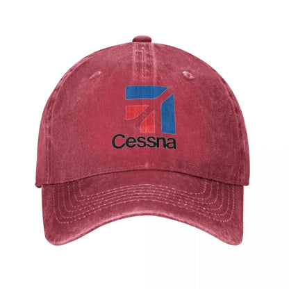Cessna Logo Retro Y2K Baseball Cap