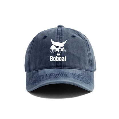Bobcat Heavy Equipment Retro Outdoor Adjustable Baseball Cap