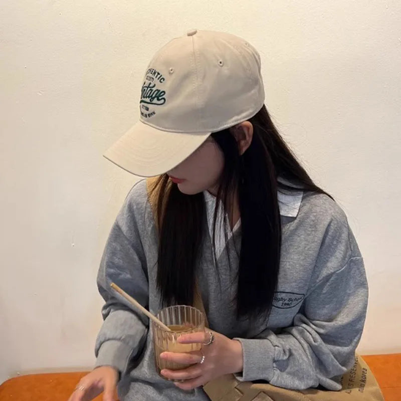 Unisex Embroidered Letter Snapback Trucker Baseball Cap