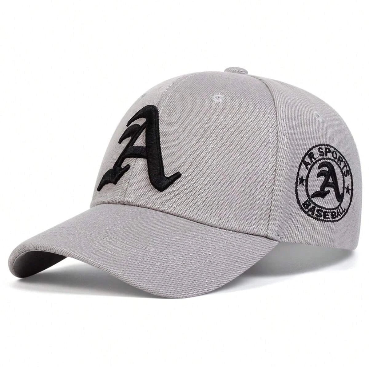 Unisex Gothic Letter A Embroidery Baseball Caps