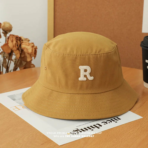 Unisex R Letter Fisherman Bucket Hat