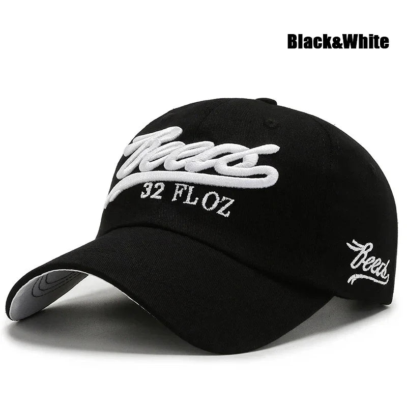 Letter 3D Embroidery Baseball Cap Unisex