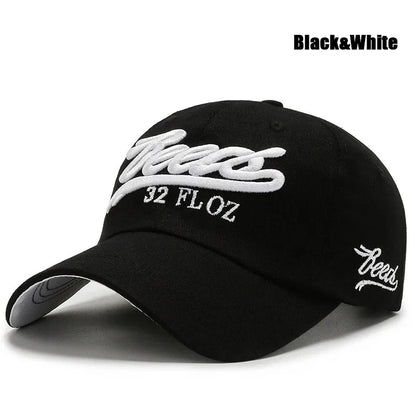 Letter 3D Embroidery Baseball Cap Unisex