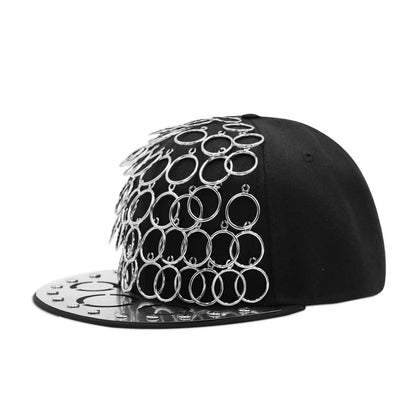 Punk Rivet Street Style Snapback Cap