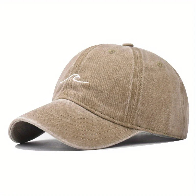 Adjustable Embroidered Flame Retro Classic Baseball Cap