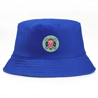 Unisex Cartoon Printed Bucket Hat