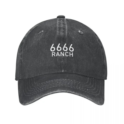 6666 Four Sixes Ranch Washed Cotton Baseball Cap