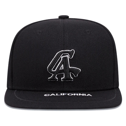 CA Embroidered Street Flat Brim Cap
