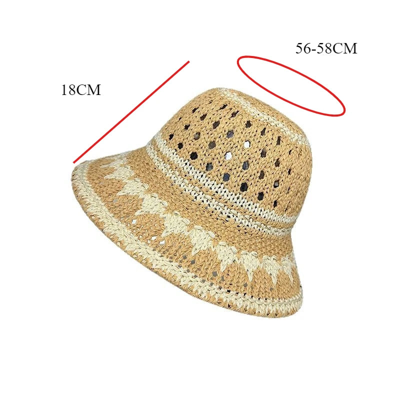 Korean Handmade Versatile Niche Design Bucket Hat