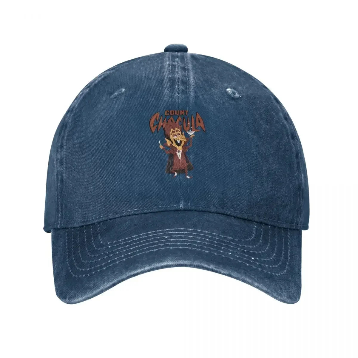 Classic 70s Count Chocula Mascot Logo Baseball Cap