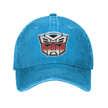 Autobots Big Face Distressed Washed Baseball Cap