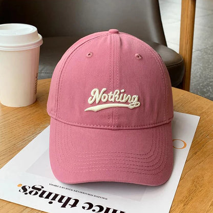RICYGVM Letter Embroidery Baseball Hat Unisex