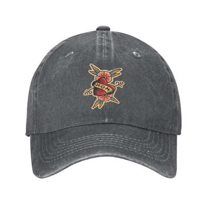 Ed Hardy Mom Heart Washed Trucker Snapback Baseball Cap