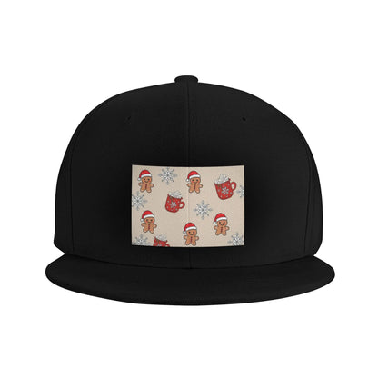 Christmas Tree Gingerbread Festive Casual Snapback Cap