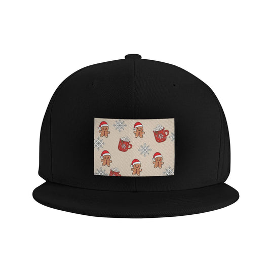 Christmas Tree Gingerbread Festive Casual Snapback Cap