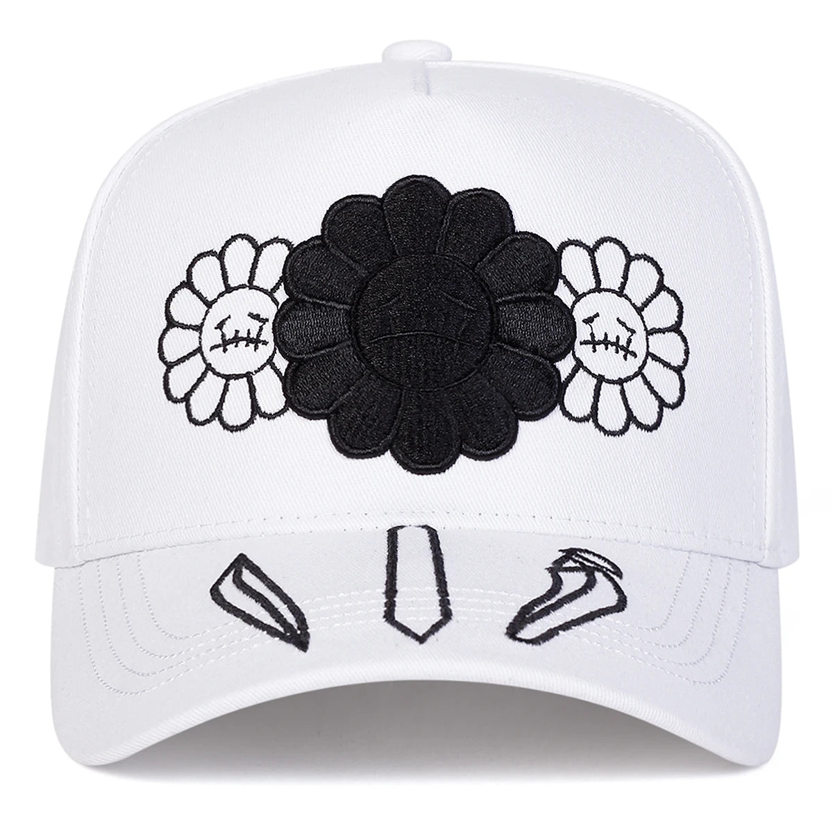 Sunflower Embroidered Unisex Baseball Cap