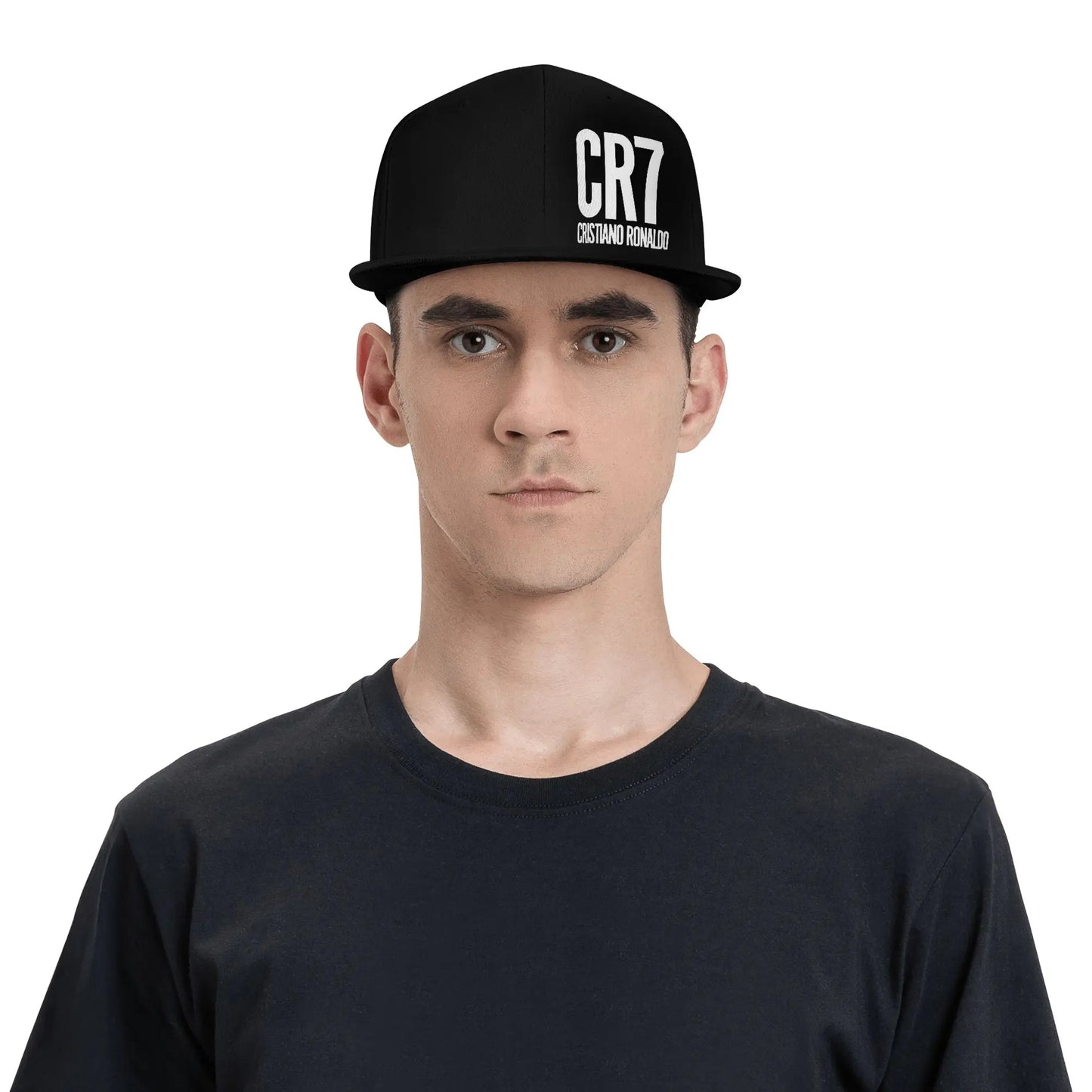 CR7 Cristiano Football Denim Snapback Cap