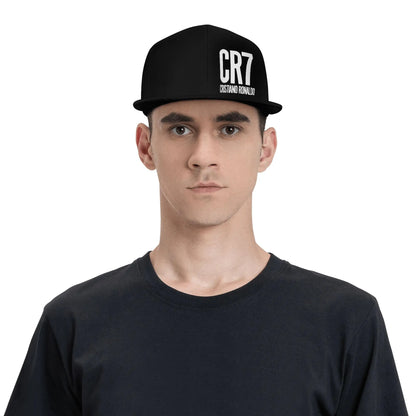 CR7 Cristiano Football Denim Snapback Cap