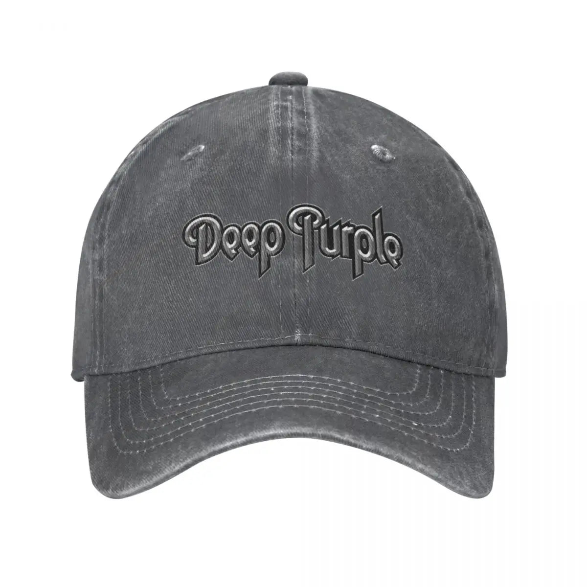 Deep Purple Smoke On The Water Denim Baseball Cap