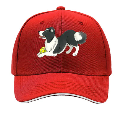 Border Collie Lightweight Breathable Sandwich Baseball Cap