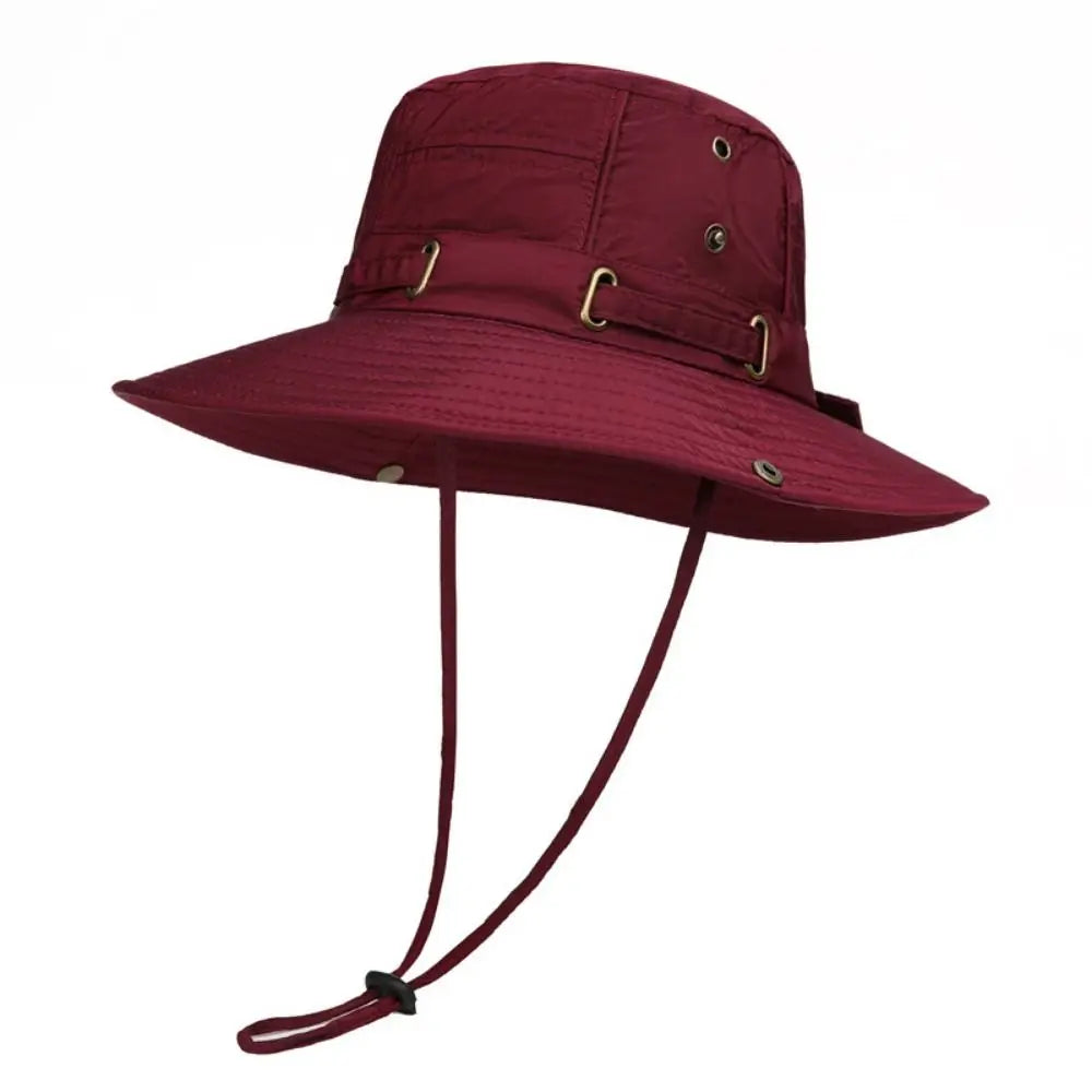 Double-Sided Wide Brim UV Bucket Hat