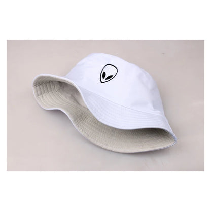Unisex Embroidered Alien Bucket Hat