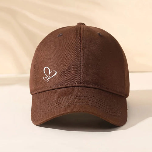 Love Themed Printed Adjustable Fashion Baseball Cap