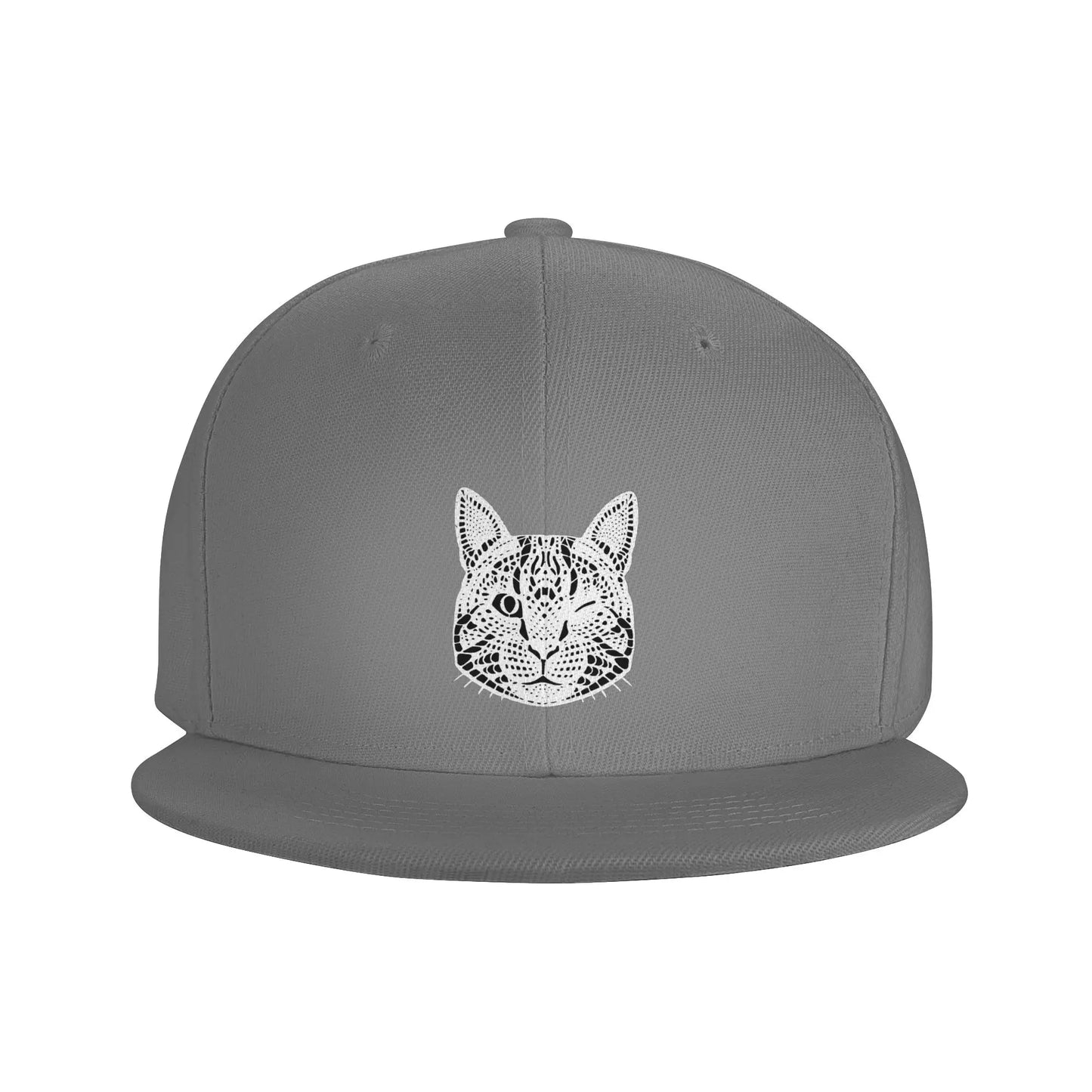 Baby Lasagna Cat Breathable Unisex Snapback Cap