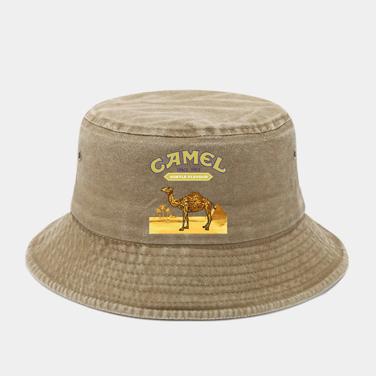 Camel Trophy Washed Retro Sunshade Bucket Hat