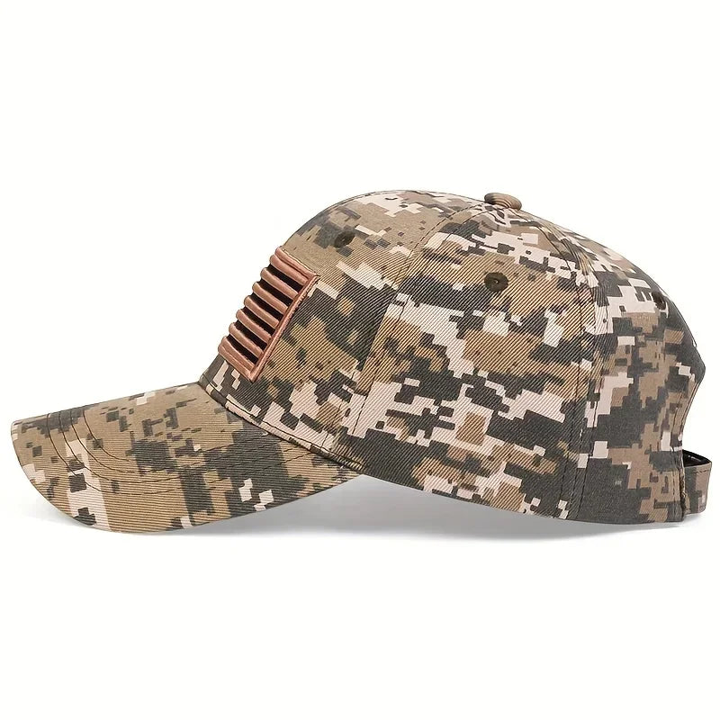 Unisex US Flag Embroidered Baseball Cap