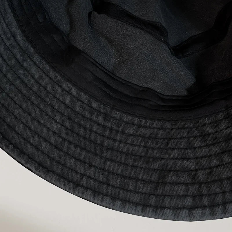 Retro Floral Washed Bucket Hat