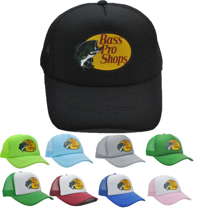 Unisex Letter Fish Embroidered Baseball Cap