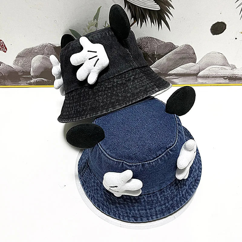Creative Cartoon Face Covering Bucket Hat