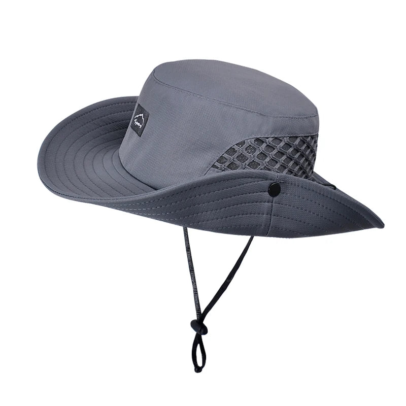 Breathable Large Brim Sun Protection Bucket Hat