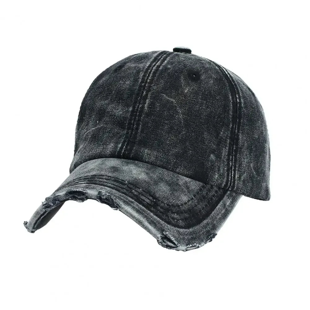 Vintage Washed Tie Dye Baseball Cap
