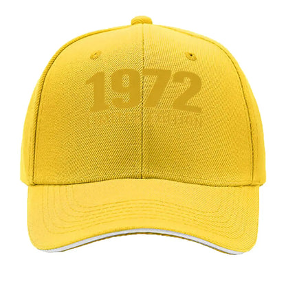 1972 Limited Edition Printed Fashion Baseball Cap
