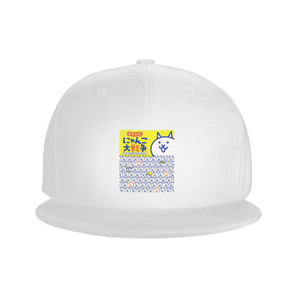 Battle Cats Cartoon Graphic Casual Snapback Cap