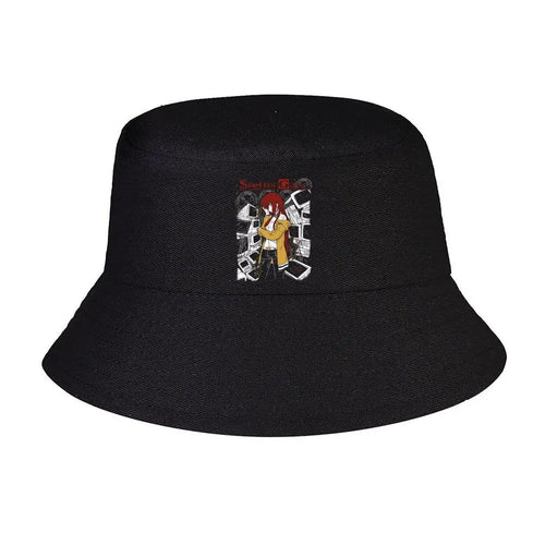 Steins Gate Makise Kurisu Design Bucket Hat