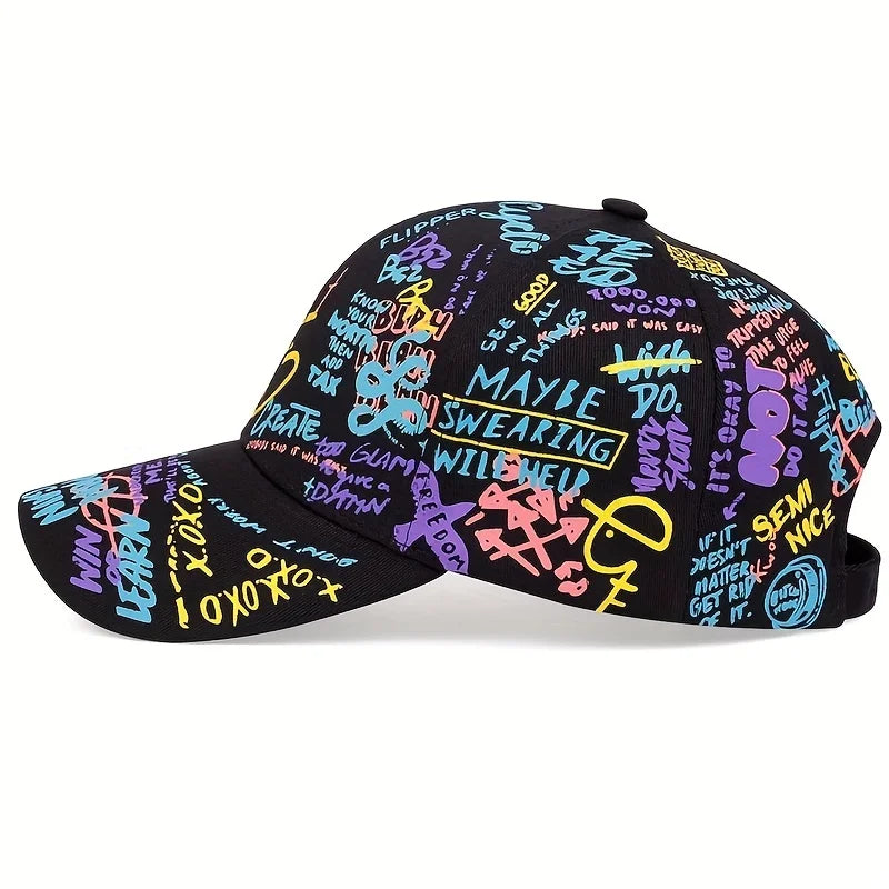 Fashion Graffiti Printing Baseball Cap