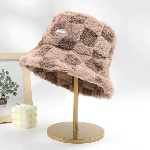 Plaid Winter Fisherman Bucket Hat