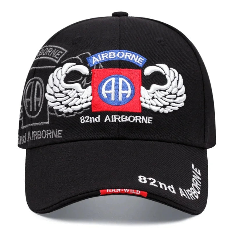 82nd Airborne Wing Embroidered Simple Cotton Baseball Cap