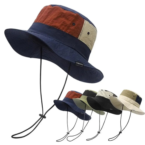 Wide Brim Quick-Dry UV Protection Bucket Hat