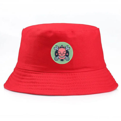 Unisex Cartoon Printed Bucket Hat