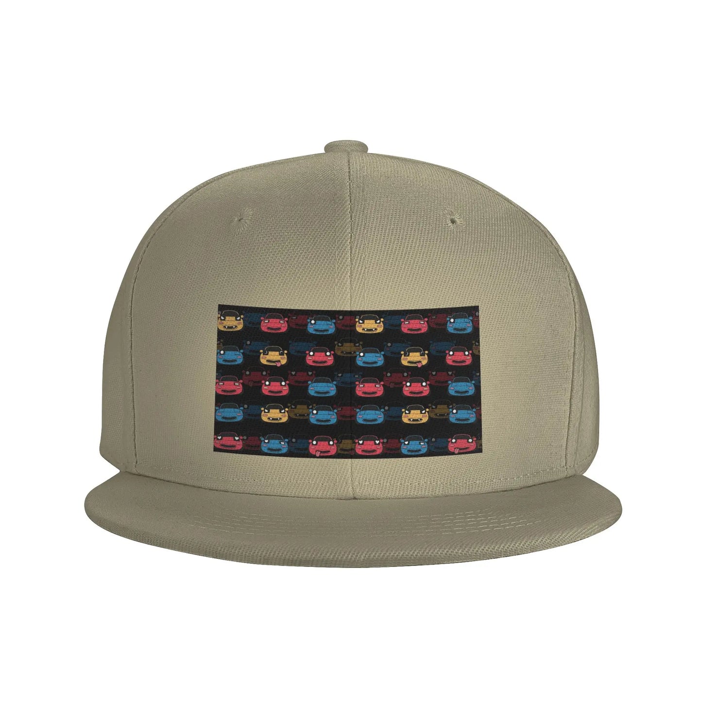 Cute Miata Face Casual Outdoor Snapback Cap