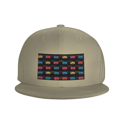 Cute Miata Face Casual Outdoor Snapback Cap