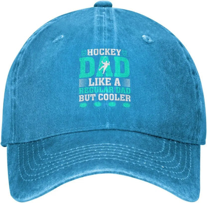 Hockey Dad Like Regular Dad But Cooler Baseball Cap