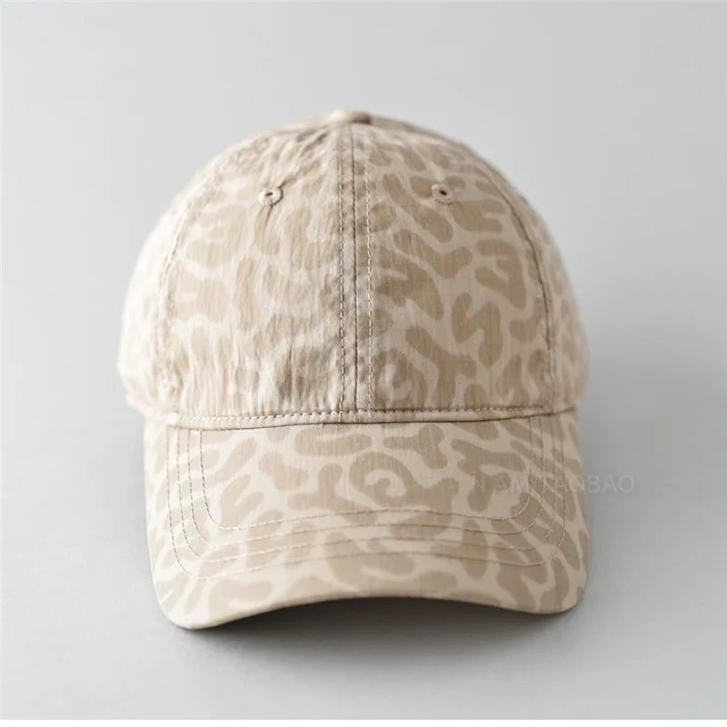 2025 Leopard Print Quick Dry Baseball Cap