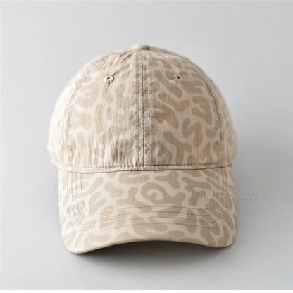 2025 Leopard Print Quick Dry Baseball Cap
